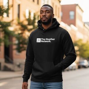 Jerzees Nublend Black Hoodie Sweatshirt Unisex Size Large